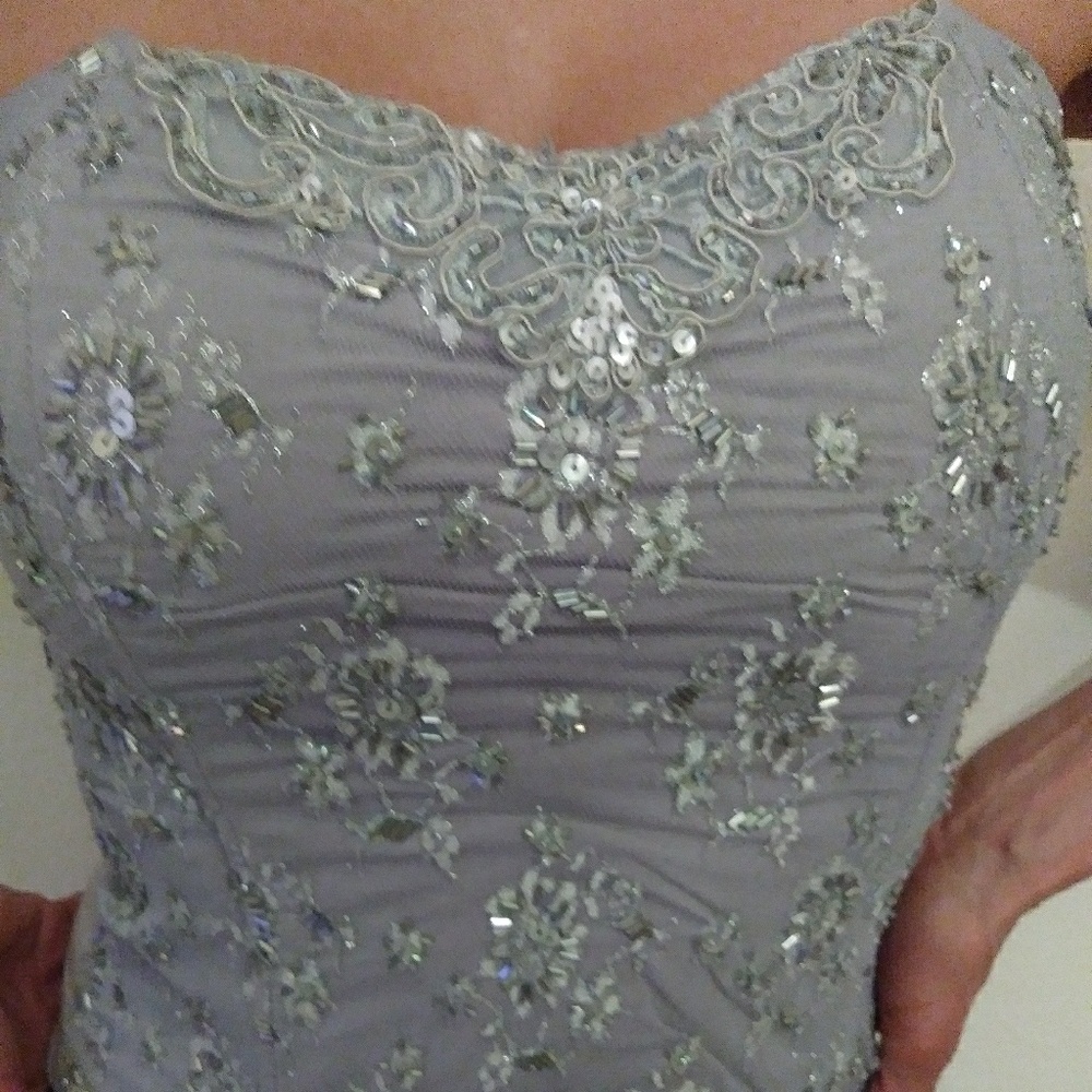 Beaded Sleeveless Dress Top
